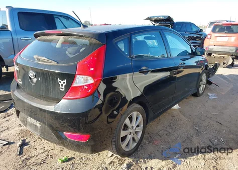 2012 Hyundai Accent Se из США, поврежденный, VIN KMHCU5AE1CU038693